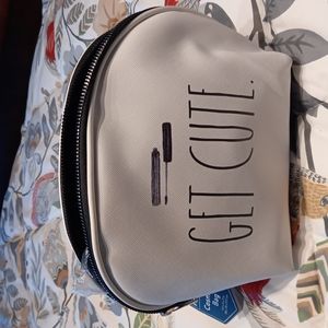 SALE: Rae Dunn Get Cute Make Up Bag NWT
